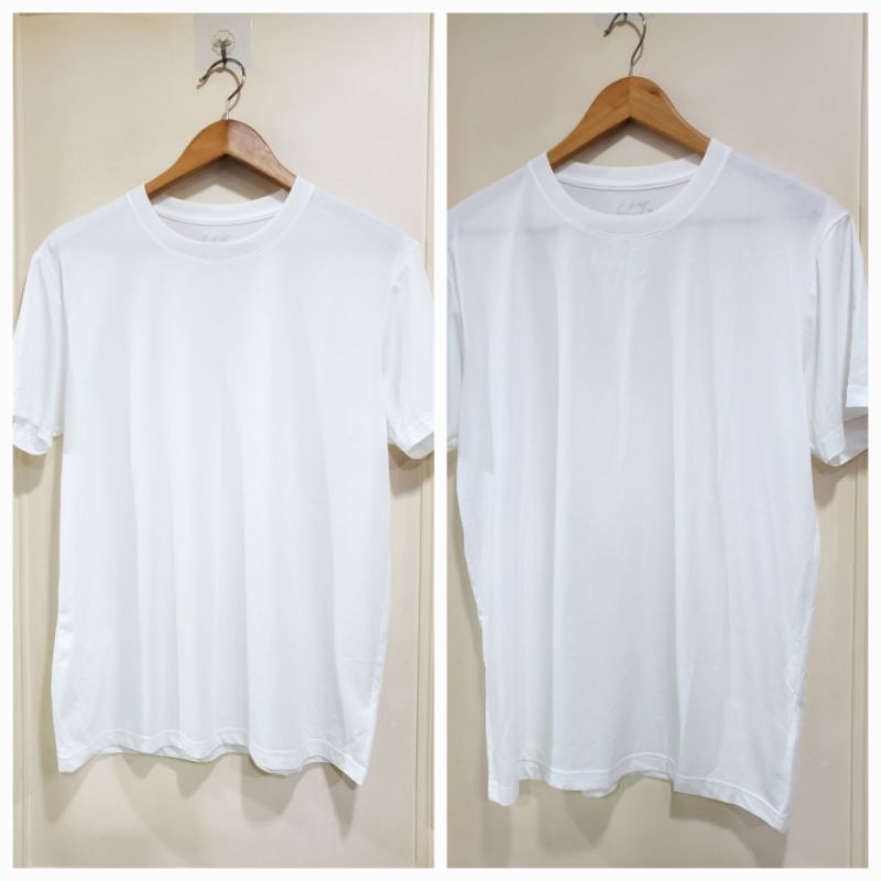 點3 近全新【同款 買一送一】Hito bp 純白 涼感 舒適 logo 短T T恤（M)