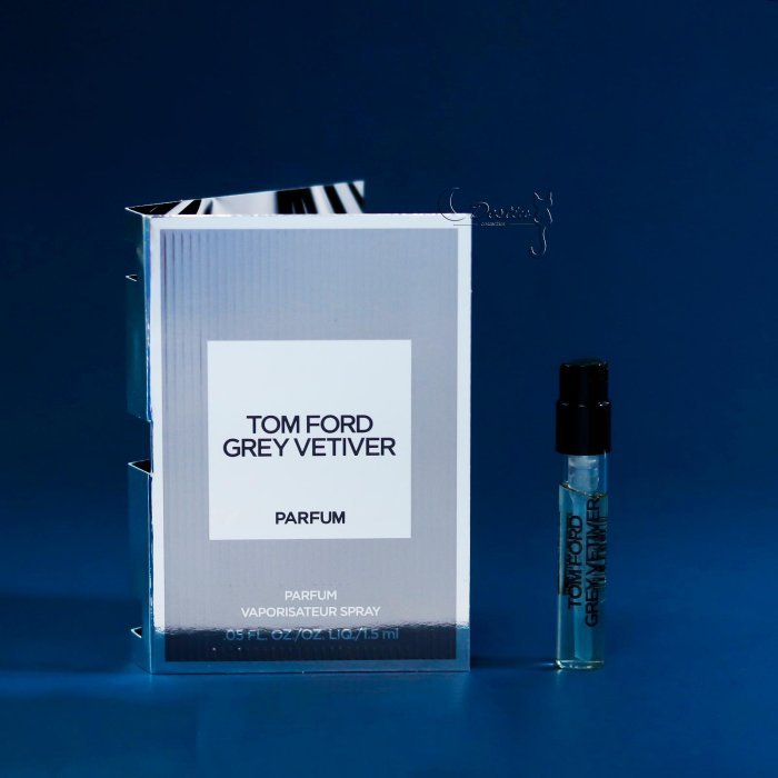 Tom Ford 灰色香根草 Grey Vetiver 男性香精 1.5mL 全新 可噴式 試管香水 現貨