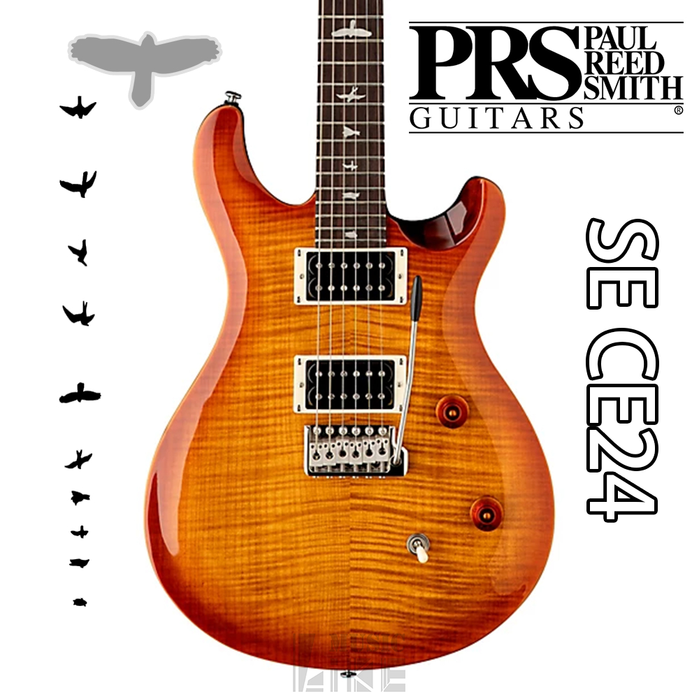 『新品上市』分期免運 PRS SE CE24 電吉他 規格下放 平價版 Custom24 VintageSunburst