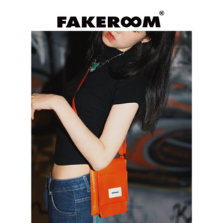 【FAKEROOM】橘色 彩虹郵差包(小) 造型側背包 斜背包 手機包 小廢包 (現貨+預購)