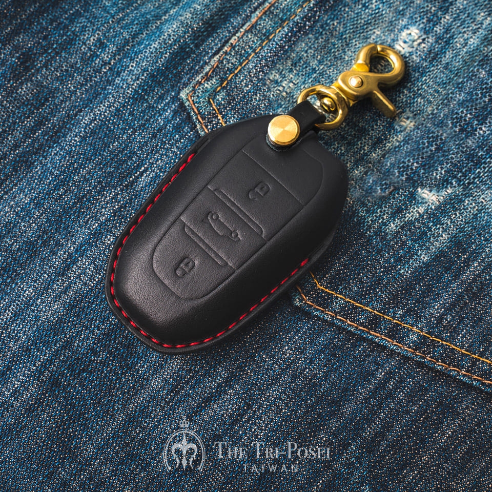 寶獅 Peugeot 3008 5008 車鑰匙套 鑰匙皮套 汽車鑰匙包 汽車鑰匙套 皮套 鑰匙套 禮物 鑰匙包 鑰匙圈