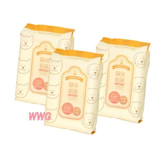 Baan 貝恩寵物除臭濕巾30抽x3包，新品上市優惠價199元，通過SGS檢測