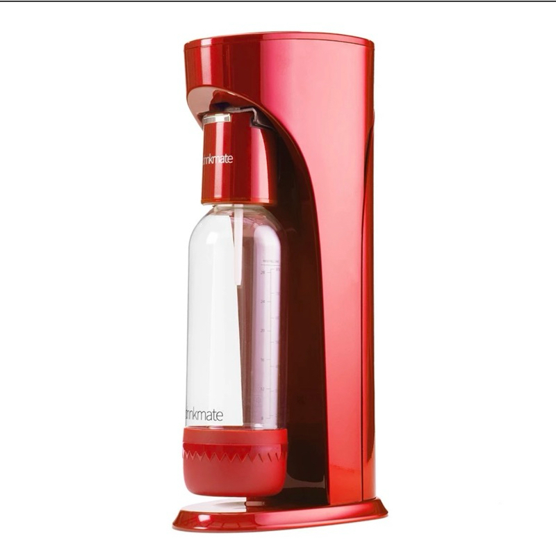 (免運！！)美國drinkmate 犀牛機 Rhino410 氣泡水機+氣瓶（紅色）