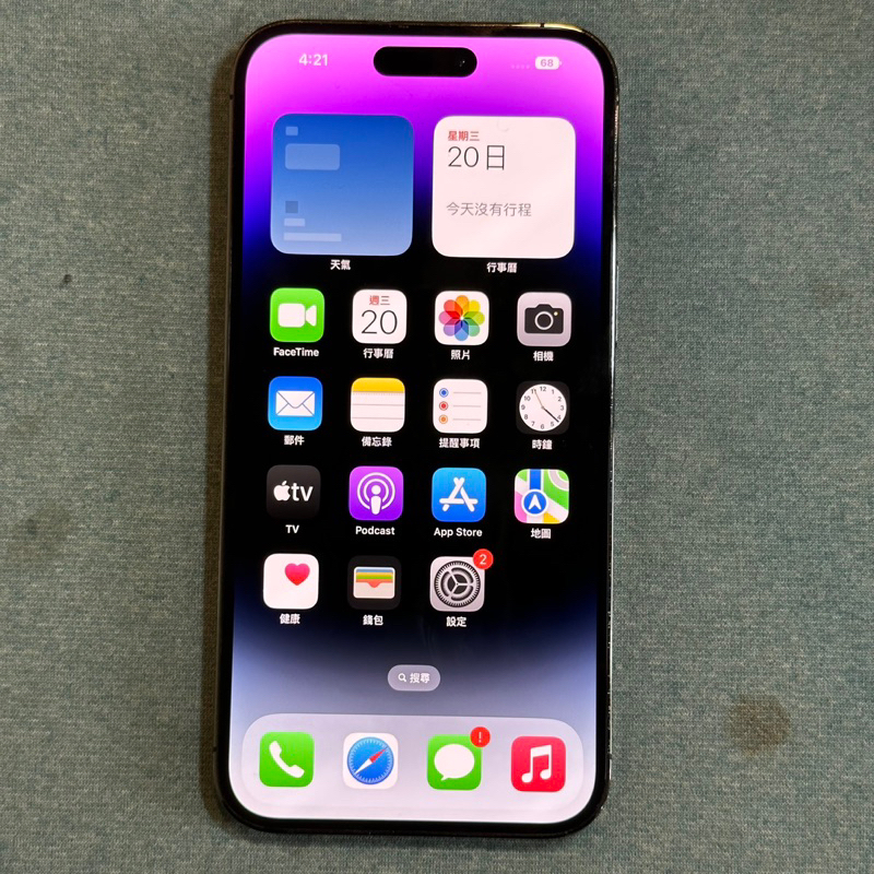 iPhone 14 pro max 256G 紫 功能正常 二手 IPhone14 14promax 6.7吋 台中