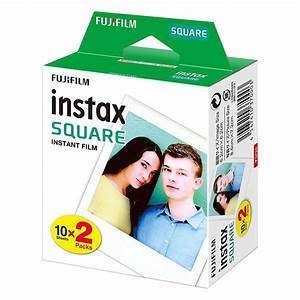 富士 FUJIFILM SQUARE 拍立得底片 軟片 白邊框 方形底片(白邊) 2入裝共20張