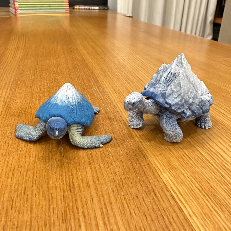 蘿絲車庫：台中可自取 二手現貨 很新 TAKARA TOMY MOUNTAIN TURTLES  山脈之龜 扭蛋玩具