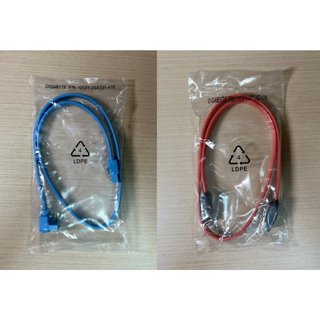 技嘉 GIGABYTE SATA Cable SATA線 SATA 傳輸線 直頭 彎頭 排線