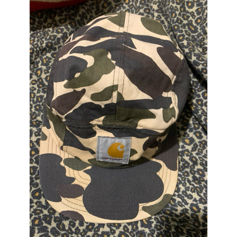 二手 古著 Starter x Carhartt 迷彩 五分割 老帽 棒球帽 cap