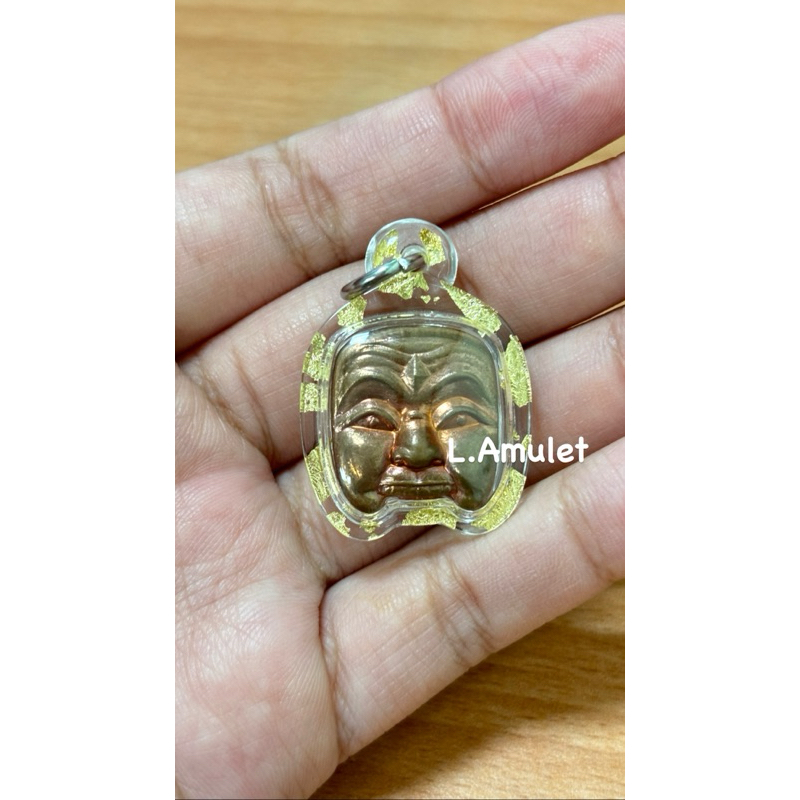 業務必備！！真品開光 龍婆照醒 婆譚照醒 2557一期大模 紅銅pump潘奔 帶獨立編號以及廟盒