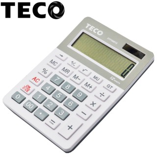 TECO 東元 12位元雙電源計算機 桌上型計算機 計算機 12位數計算機 -013
