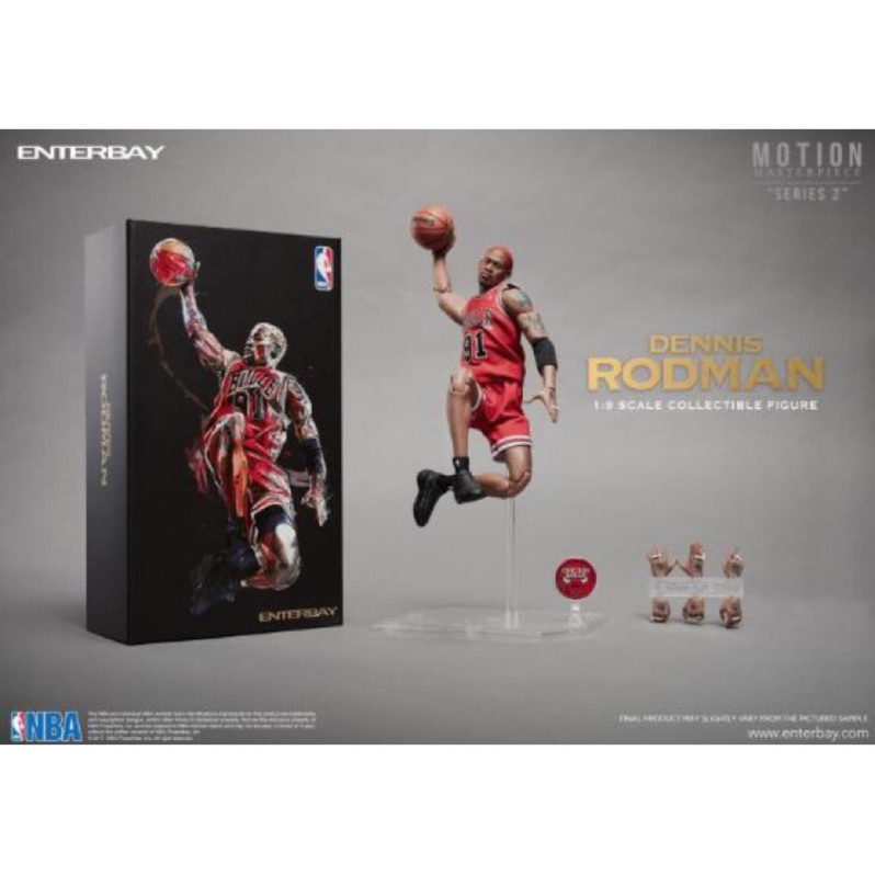 Enterbay NBA 丹尼斯·羅德曼 公牛 王朝 Dennis Rodman 1/9  限量 絕版 小蟲 籃板王