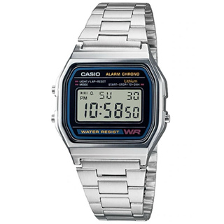 CASIO 卡西歐復古鬧鈴方形電子錶 A168WA