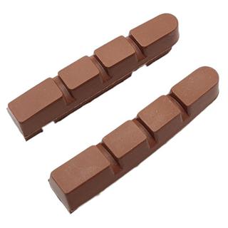 臺灣製造 X-FREE 碳纖維輪組用煞車皮【1包2入裝】公路車軟木 煞車皮 C煞剎車皮 C剎 C夾皮【B55-71】