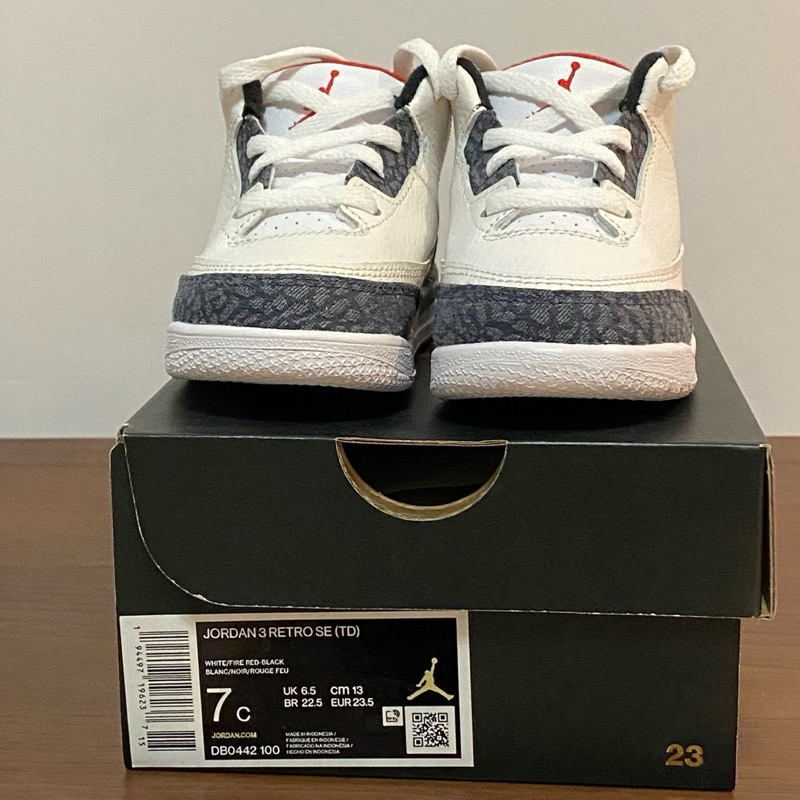 Jordan 3代 Retro SE （Kid)