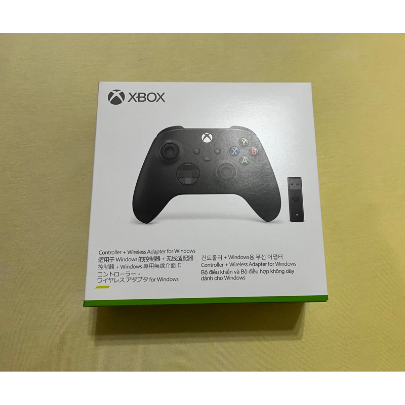 XBOX 無線控制器 磨砂黑 + Win10無線轉接器 1VA-00006