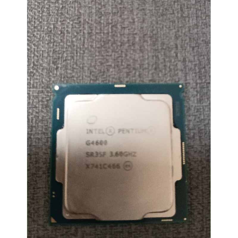 Intel PENTIUM G4600 CPU 1151腳位 七代處理器 （附原廠散熱風扇）（二手）