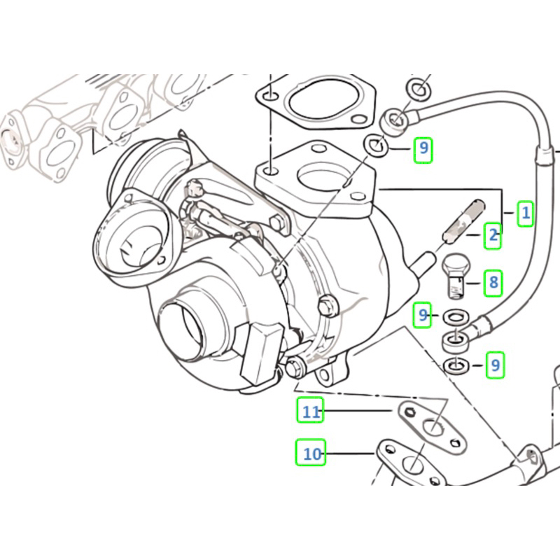 BMW E60 520d M47  渦輪增壓器 全新渦輪 副廠渦輪 渦輪翻新整理 請提供車身號碼查詢報價 請勿直接下單