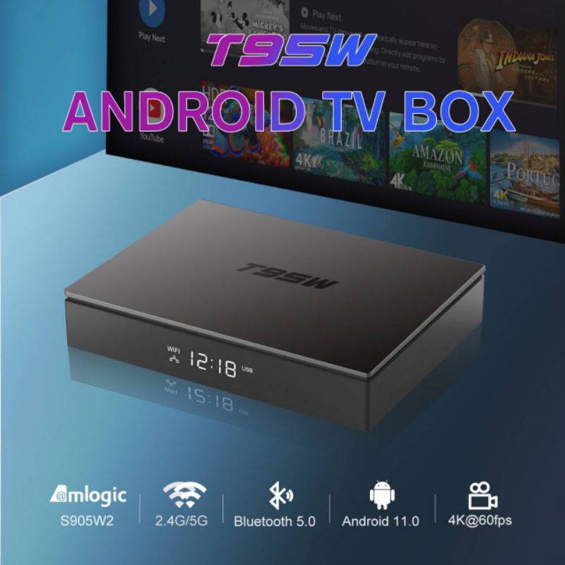 ATV12 box數位盒 Google S905y4 4+32G 播放器 藍芽語音 全適配小雲 安柏影視OBTV