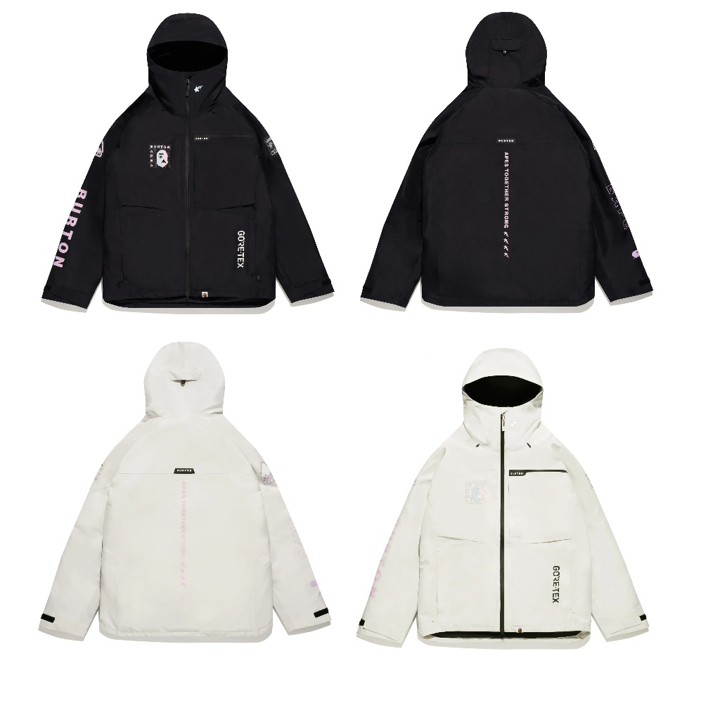 全新 預購 A BATHING APE®︎ × BURTON GORE-TEX 單板滑雪界領導品牌「Burton」