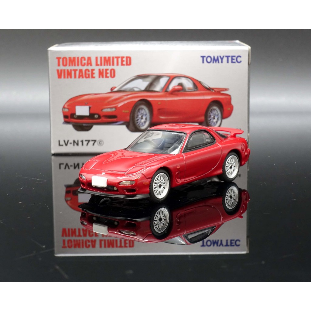 【MASH】現貨特價 Tomytec 1/64  LV-N177c Infini RX-7 型 RS 95（紅色）