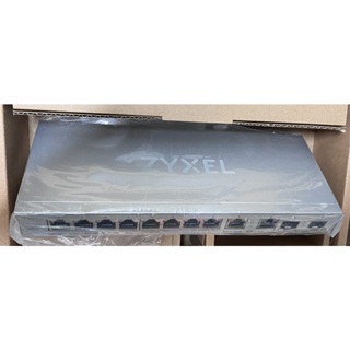 Zyxel 合勤 XGS1010-12 無網管型12埠 2埠2.5G 2埠SFP 10G光纖 乙太網路交換器 近新品