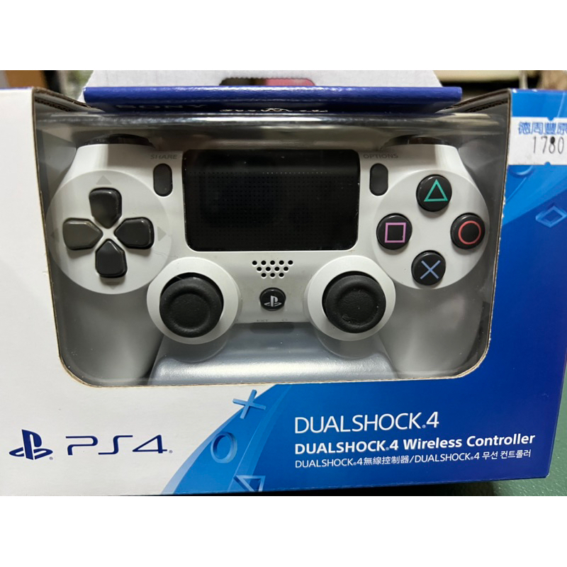 PS4原廠二代無線控制器CUH-ZCT2G(冰河白）PS4週邊