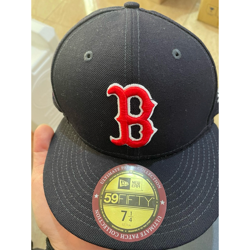 （實拍）MLB波士頓紅襪BOS正版球帽（7又1/4）