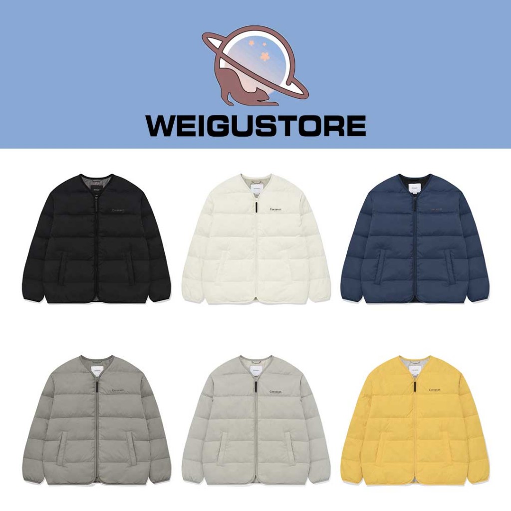 [Weigu Store] COVERNAT Collarless Down Jacket 輕羽絨外套