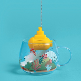 【OTOTO】海底世界-沖泡玻璃杯組《WUZ屋子》泡茶組 濾茶器 馬克杯 玻璃杯 禮物