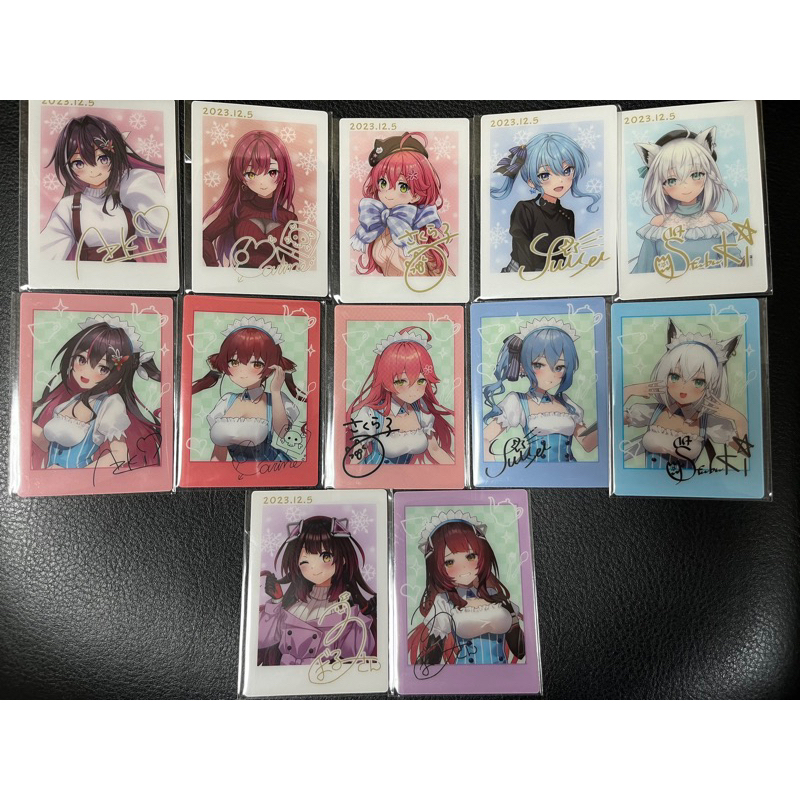 現貨 Hololive x 日本羅森超商 拍立得小卡 約會私服風 女僕風 星街彗星 櫻巫女 Azki 白上吹雪 寶鐘瑪琳