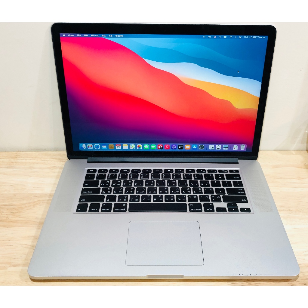 台中 2014年 MacBook Pro 15吋 i7(2.5) 16g 512G 蘋果電腦 259次 沒有盒裝