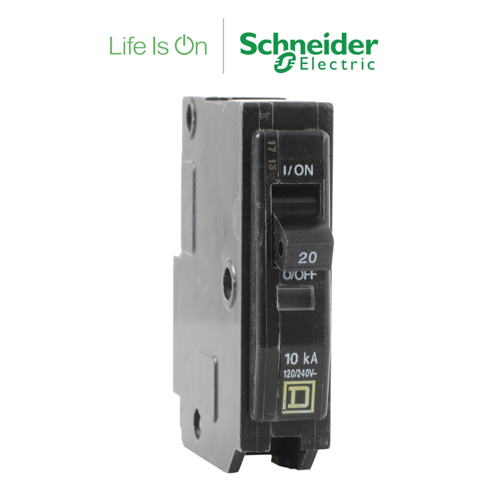 【Schneider Electric施耐德】QO120 QO微型斷路器 1P 20A 120/240VAC 10kA