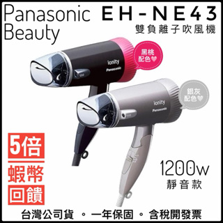 ✨全面優惠✨Panasonic國際牌公司貨✅靜音 雙負離子 吹風機 EH-NE43 NE43 黑色 灰色