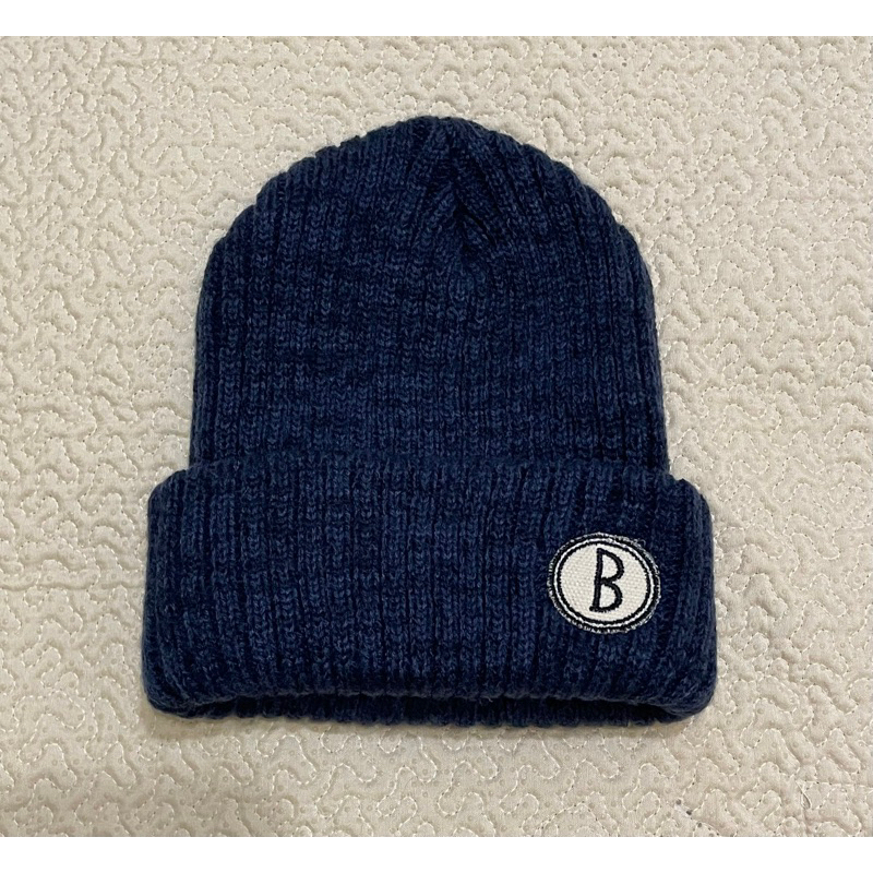 Beams Heart 冬季深藍色毛帽