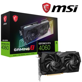缺貨】全新 MSI 微星 RTX4060 GAMING X 8G 顯示卡 雙風扇 AURA 電競【公司貨享保固