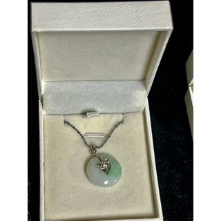 京晏館 ## 天然A貨 翡翠花青緬甸玉 平安扣 項鍊飾品 附珠寶盒 批發超低優惠價 多件優惠 臺灣現貨 ##