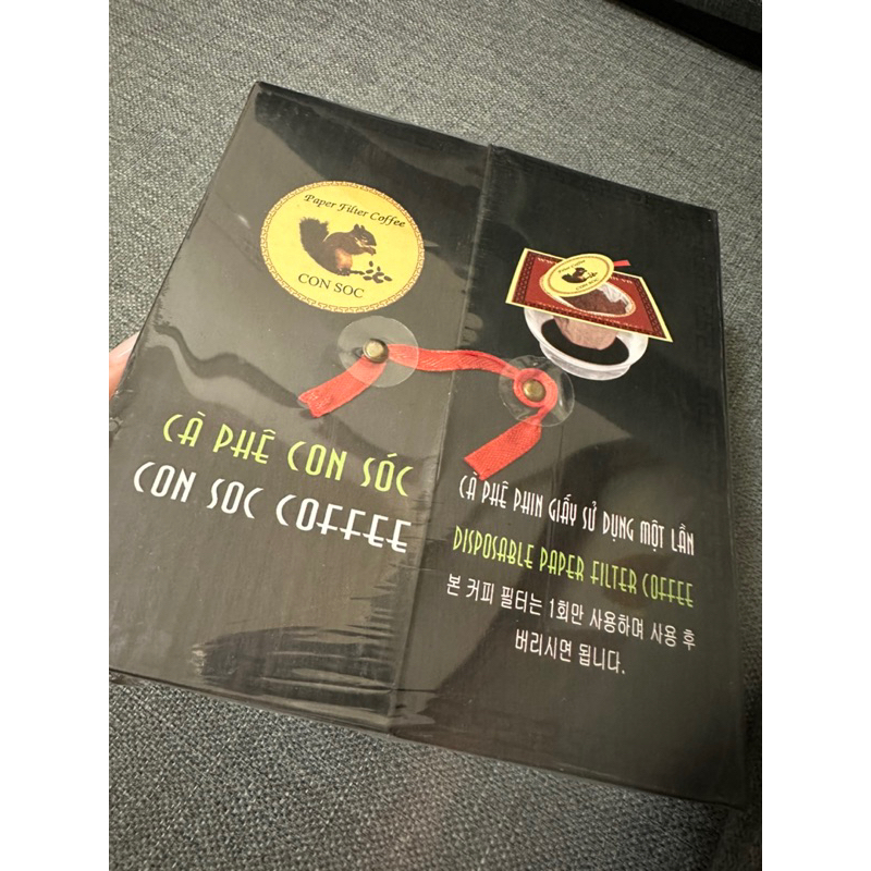 越南Con Soc松鼠咖啡☕️🐿️禮盒版現貨(20入)濾掛式咖啡