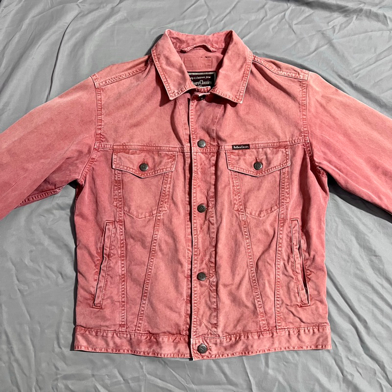 Marlboro Vintage 古著 稀有 美品 粉紅色 水洗效果 牛仔外套 牛仔夾克