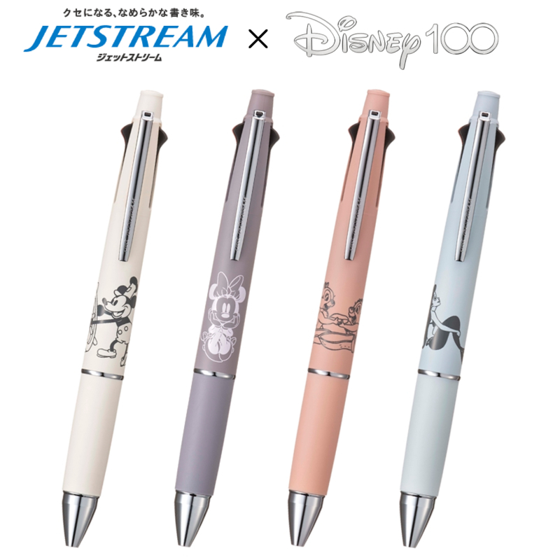 【莫莫日貨】2023 Uni 三菱 迪士尼 100周年 限定款 Jetstream 4+1 機能多色溜溜筆 (共4款)