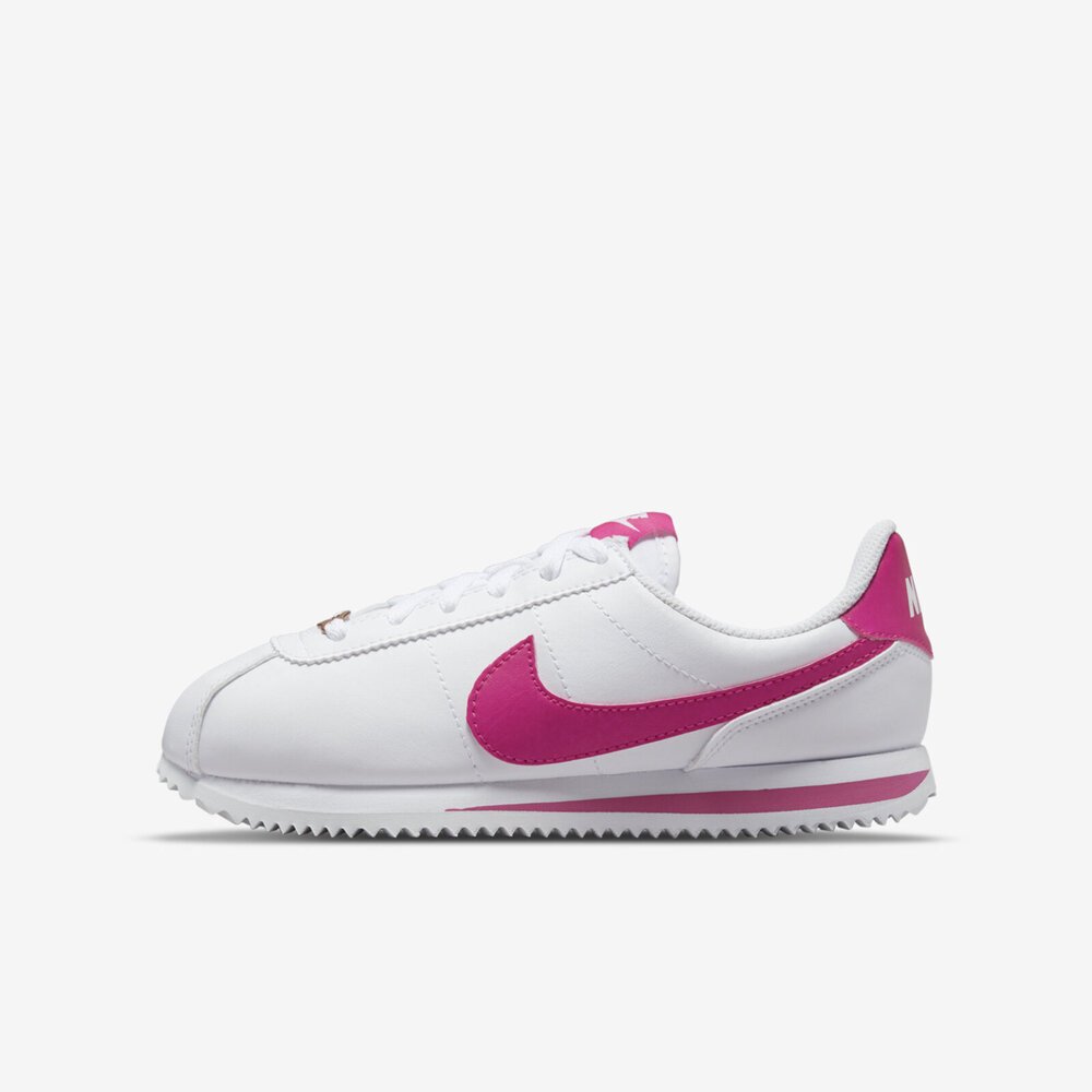 Nike Cortez Basic SL GS 大童 休閒鞋 經典 阿甘鞋  白 桃紅 904764-109