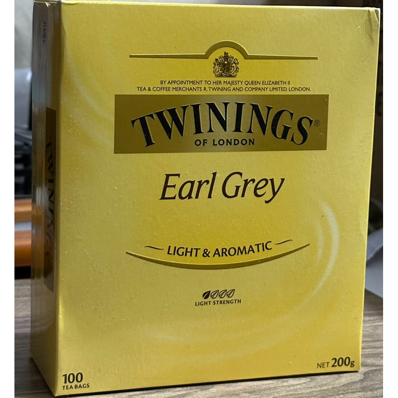 【現貨 】Twinings 唐寧 格雷伯爵茶 100入 裸裝茶包（2026.10.26有效）澳洲
