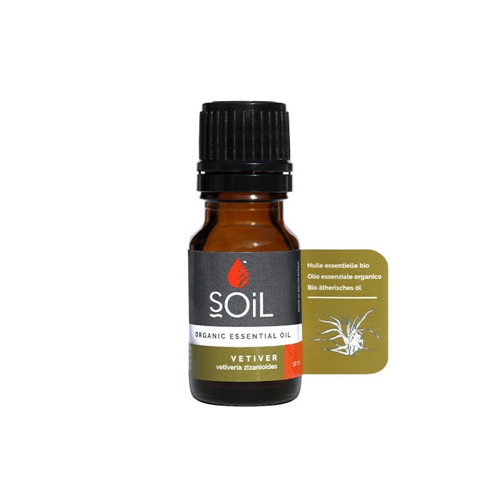 南非進口 SOil 10ml Vetiver 有機岩蘭草精油