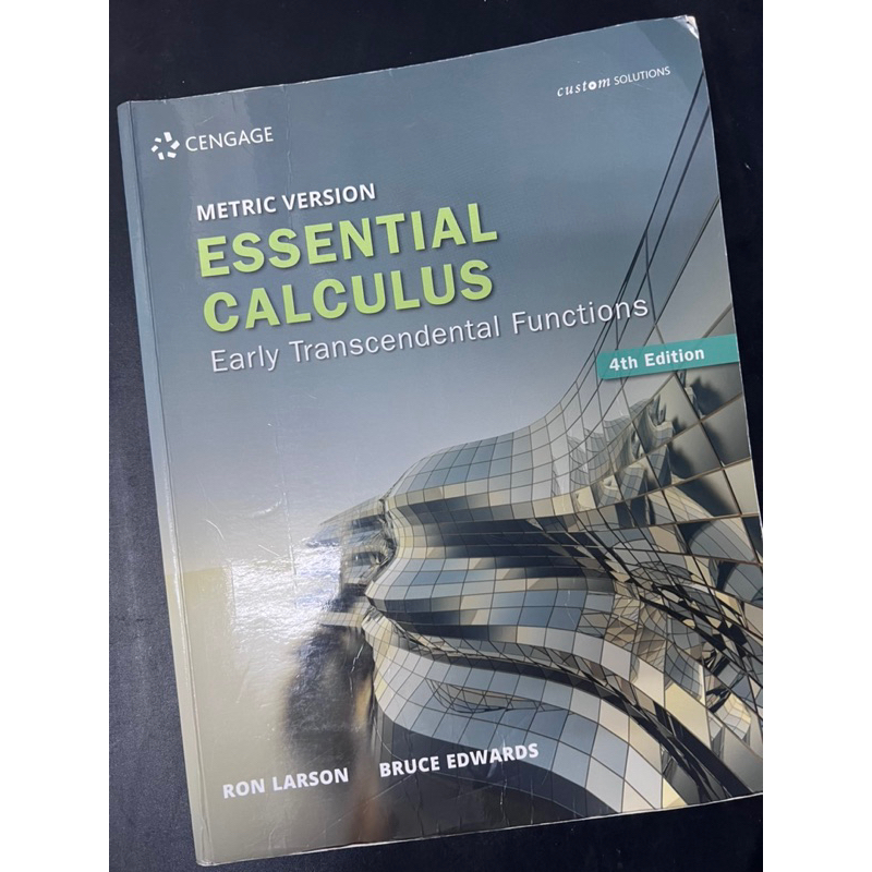 【IE Studio電子】9.9成新幾乎無筆記Essential Calculus 4版 微積分 [現貨快速出貨｜寄賣]