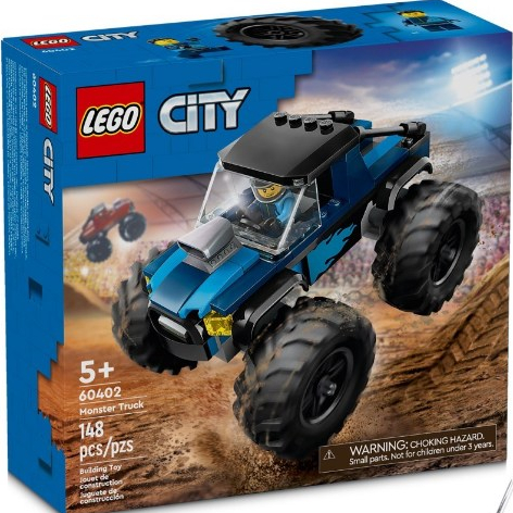 [大王機器人] 樂高 LEGO 60402 City-藍色怪獸卡車 城市系列