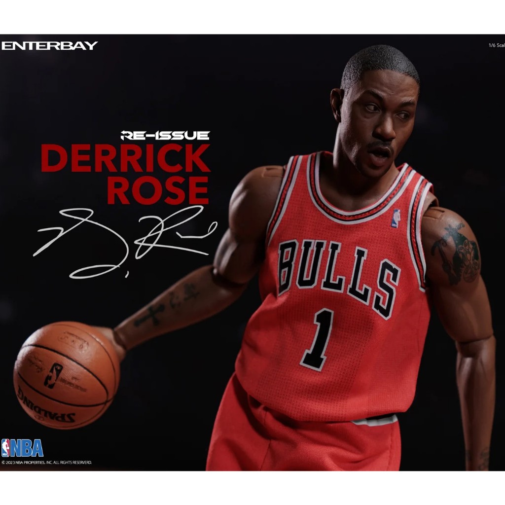 【神經玩具】預購 簡配版 ENTERBAY RM-1046 NBA Derrick Rose 羅斯 公牛限量復刻