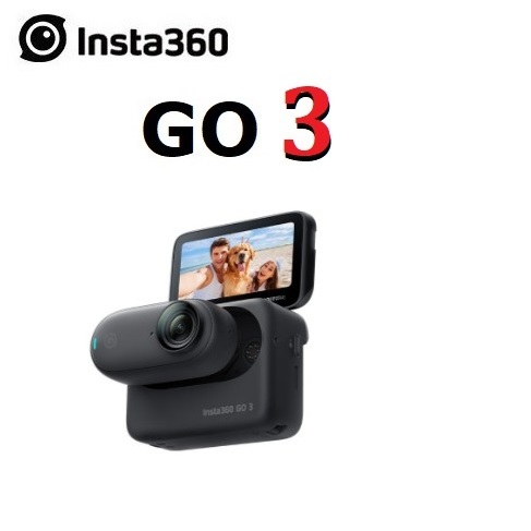 (台中新世界)【🔥黑款🔥】 Insta360 GO 3 翻轉觸控大螢幕拇指防抖相機 公司貨