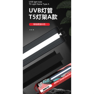 【臺灣現貨 110v臺灣電壓專用】T5 燈座配燈管 爬蟲 uvb 燈管 uvb10.0 5.0 uvb燈泡 燈 紫外線燈