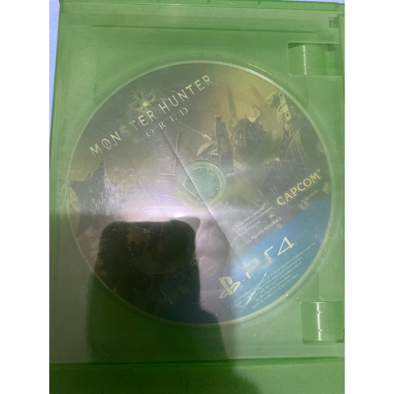 PS4 魔物獵人 世界二手中文有刮傷無原外盒