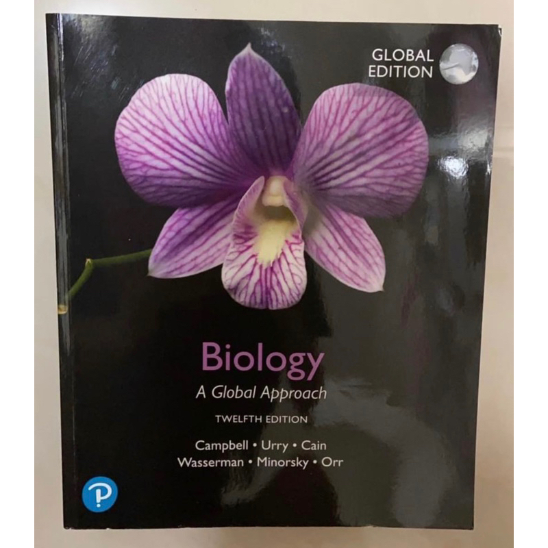 Biology :A Global Approach Campbell 12E普通生物學書籍 已保留