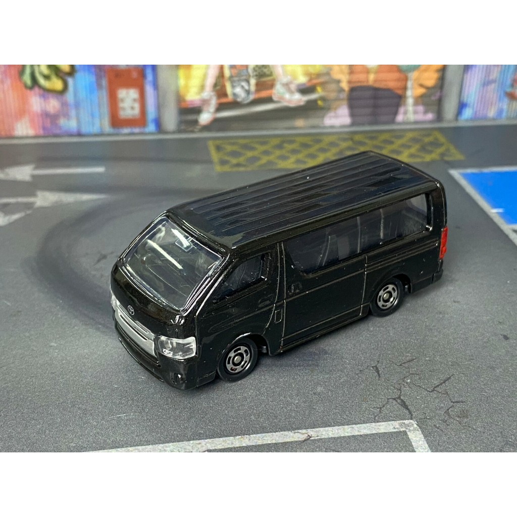 TOMICA-A19-無盒戰損-新款-Toyota Hiace-黑